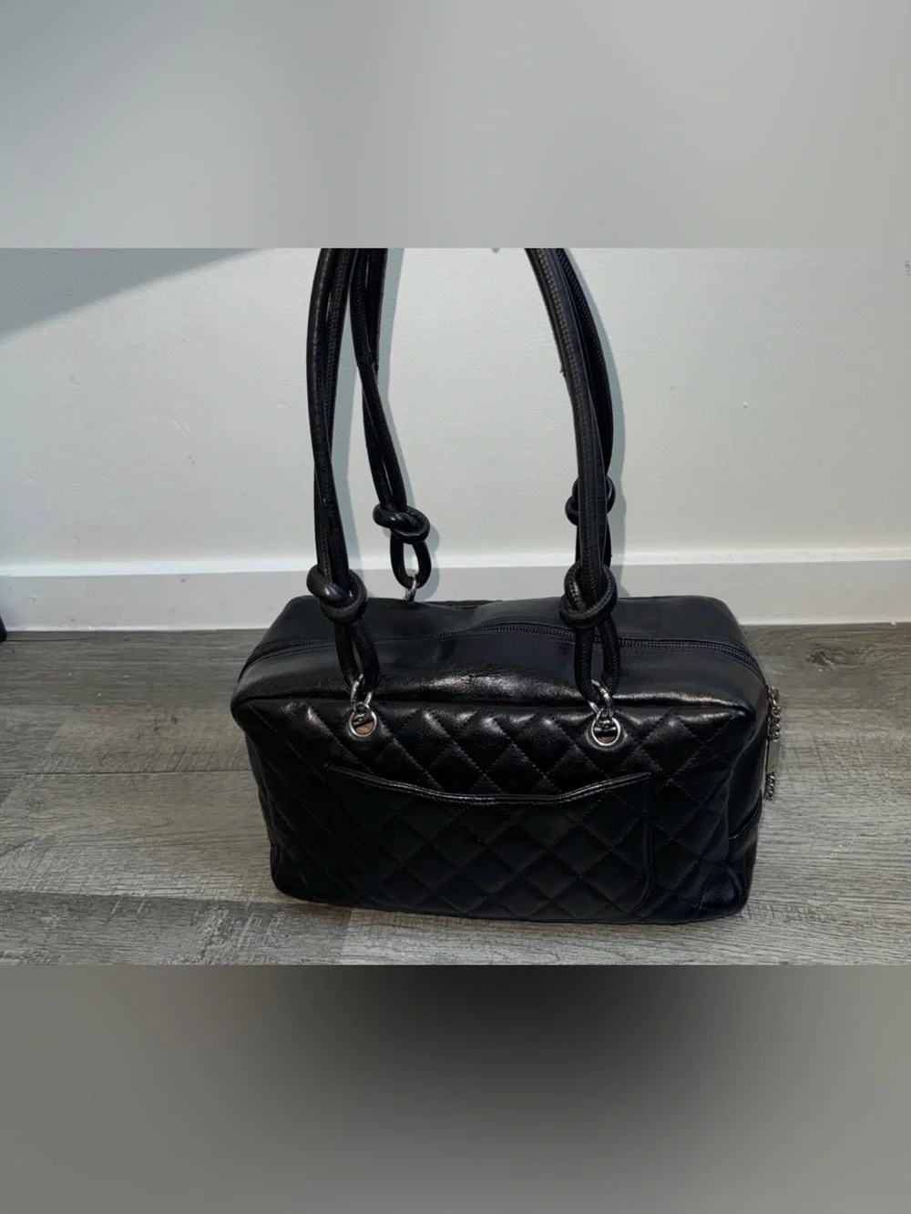 Chanel Cambon Bowler reporter Bag classic flap mini